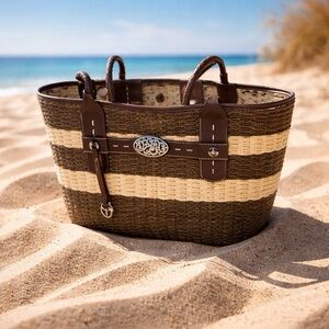 Brighton Tara Straw Tote